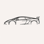 Lamborghini Gallardo Wall Art