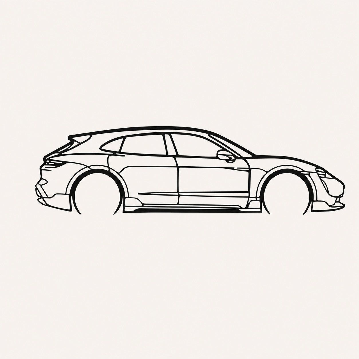 Porsche Taycan Turbo S Wall Art