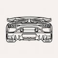 Lamborghini Aventador SVJ Wall Art