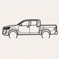 Toyota Hilux Wall Art
