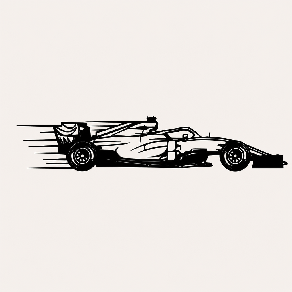 F1 Speed Wall Art