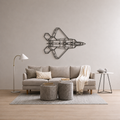 F-22 Raptor Angle Wall Art