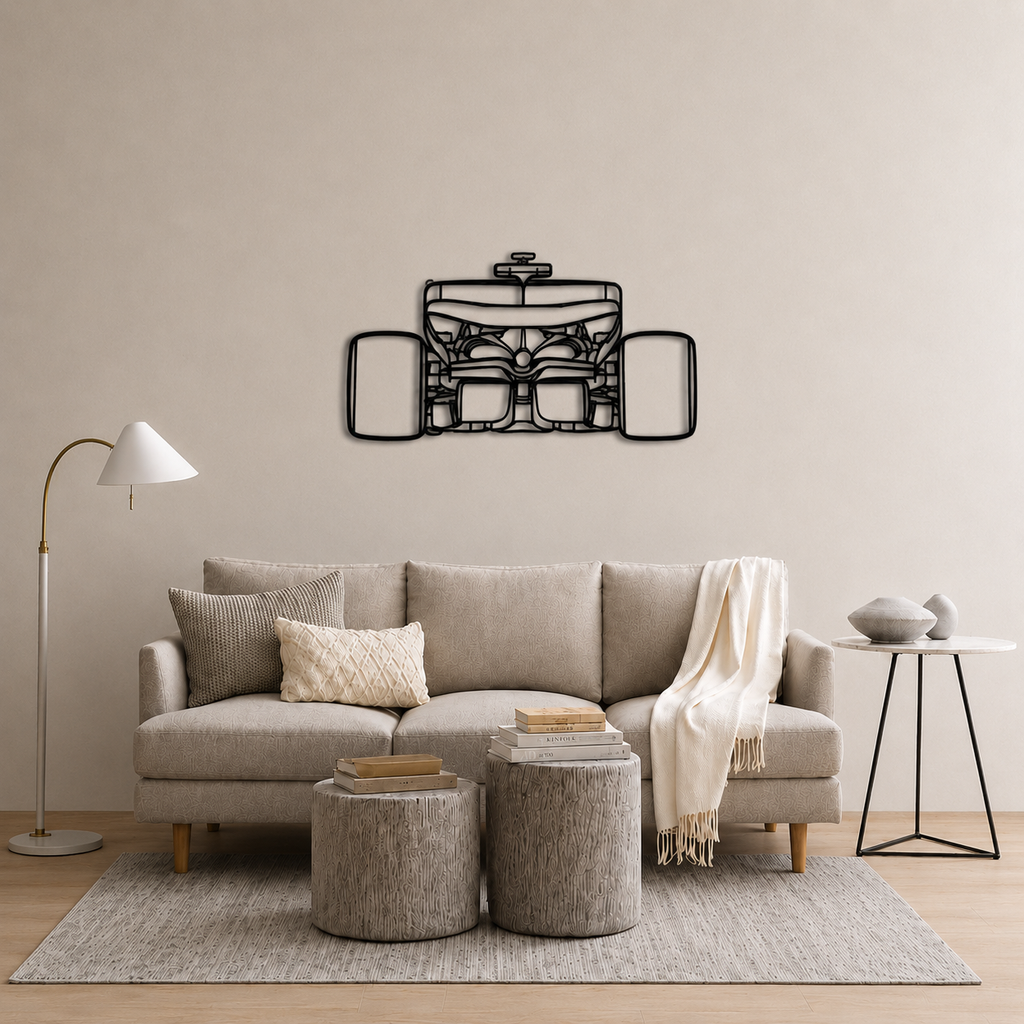 F1 Back view Wall Art