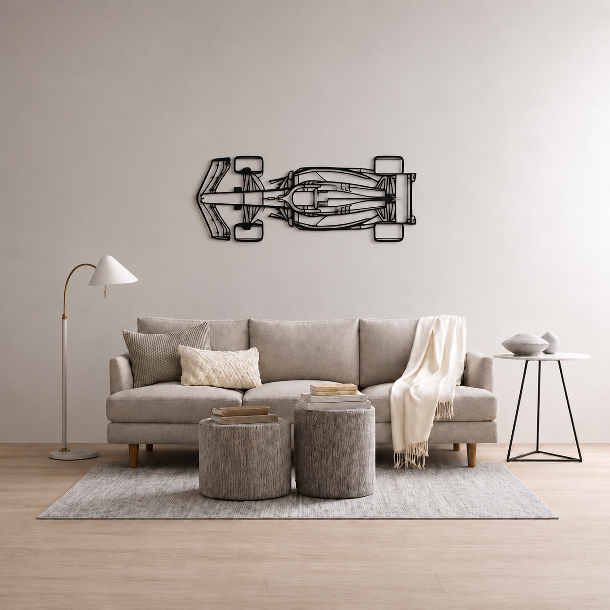 F1 Top view Wall Art