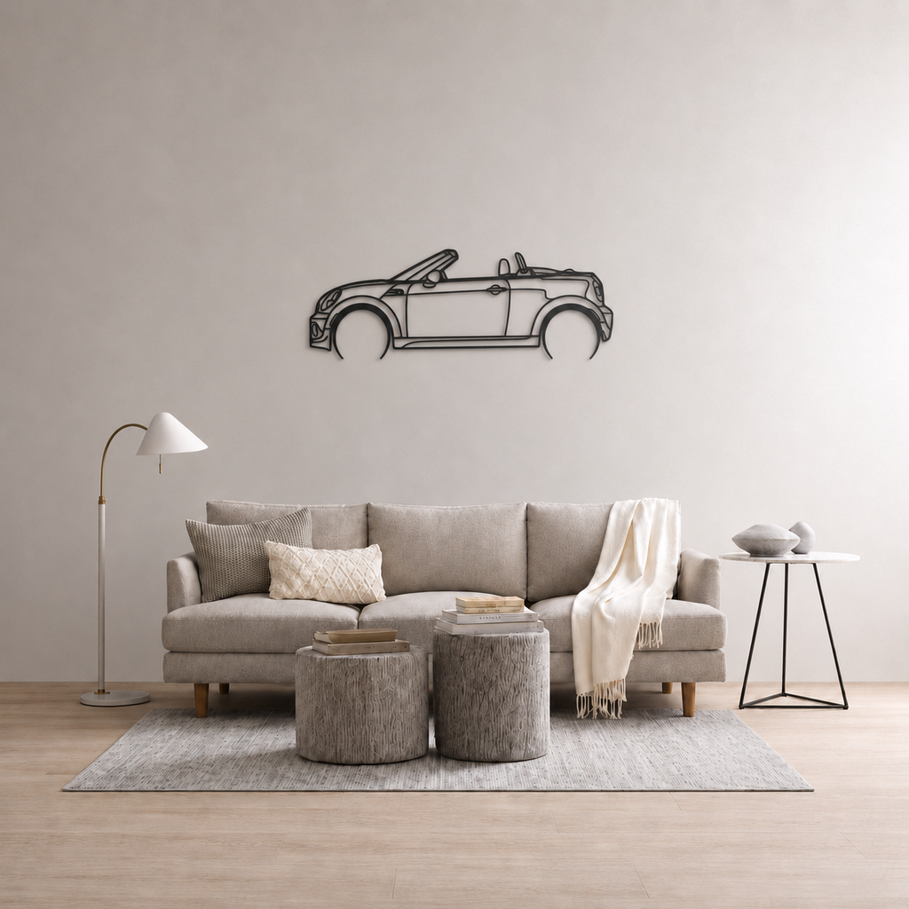 Mini Cooper Convertible Wall Art
