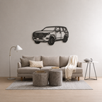 Toyota Land Cruiser 300 Front view Wall Art
