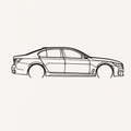 BMW 750i Wall Art