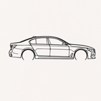 BMW 750i Wall Art