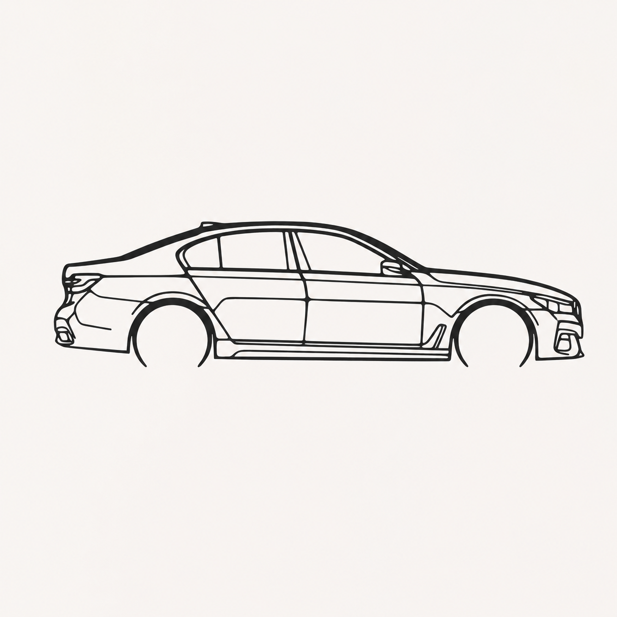 BMW 750i Wall Art