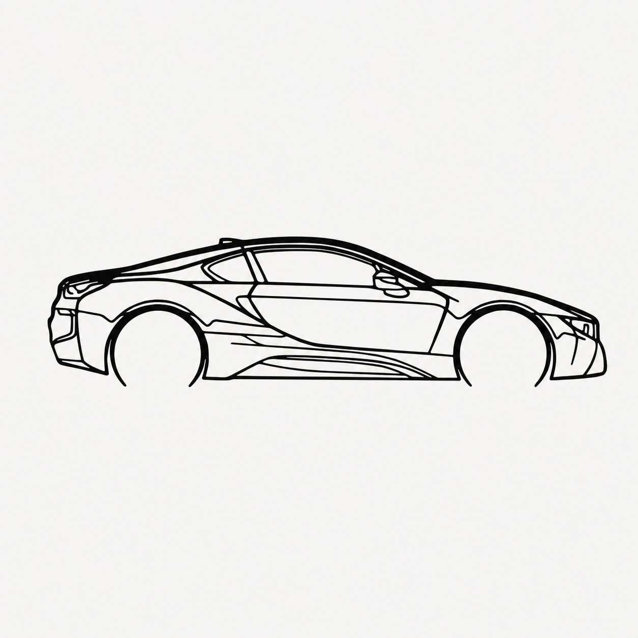BMW i8 Wall Art