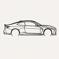 BMW M4 CSL Wall Art