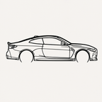 BMW M4 CSL Wall Art