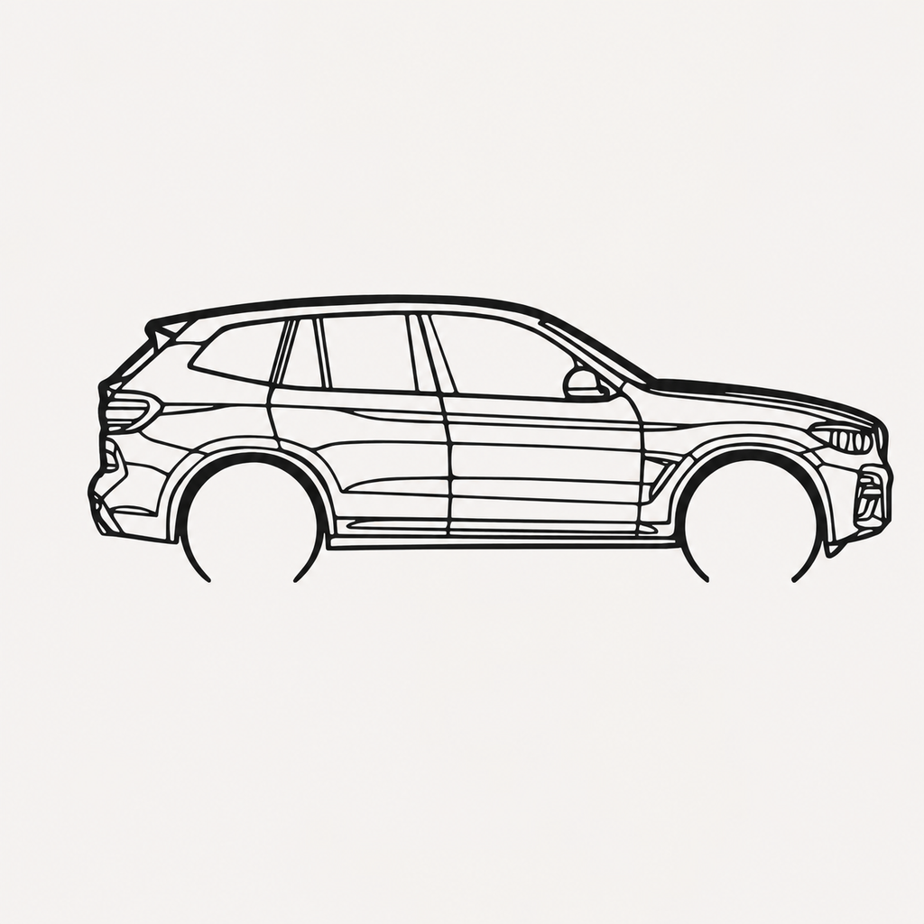 BMW X3 Wall Art