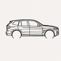 BMW X3 Wall Art