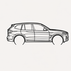 BMW X3 Wall Art