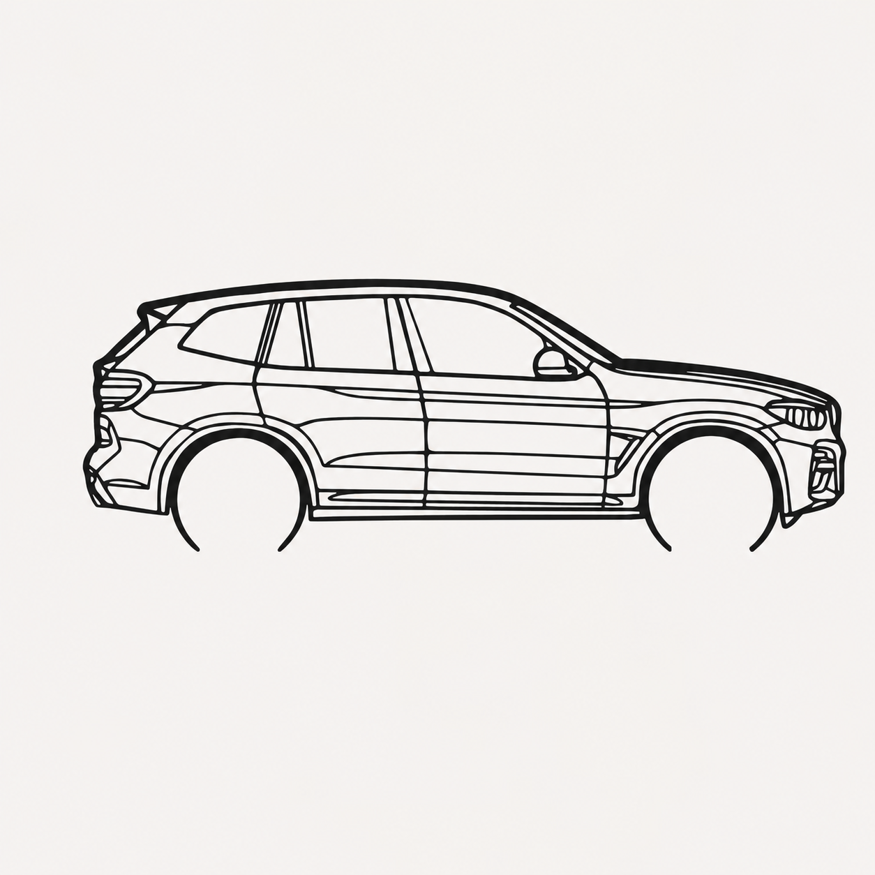 BMW X3 Wall Art