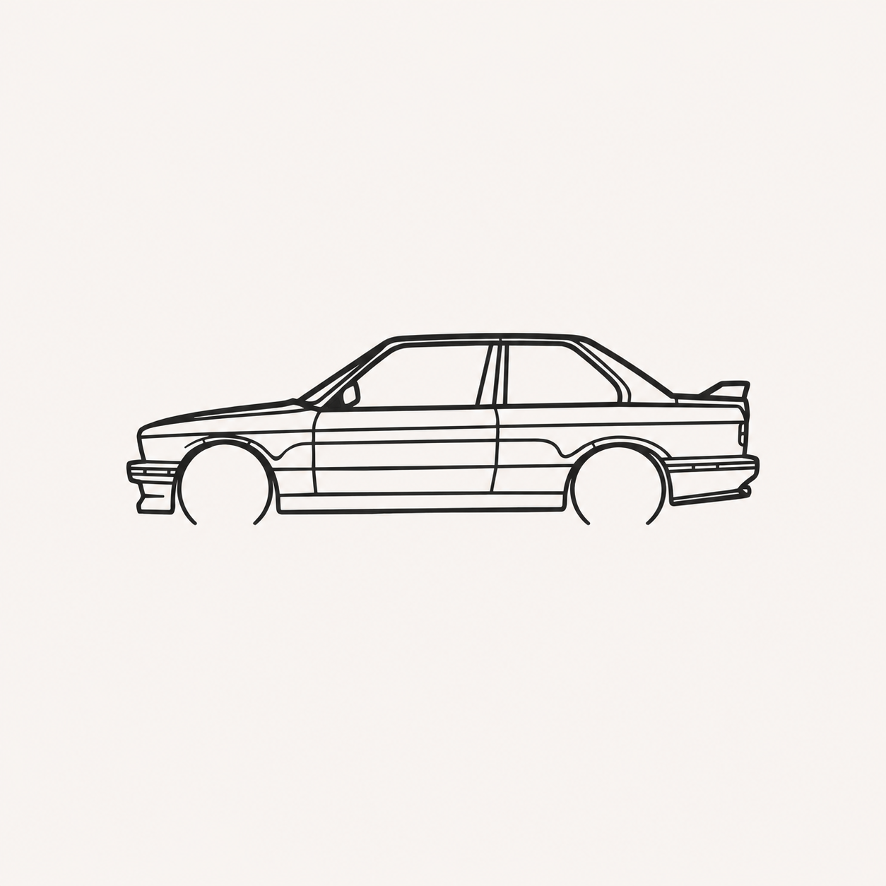 BMW E30 M3 Wall Art