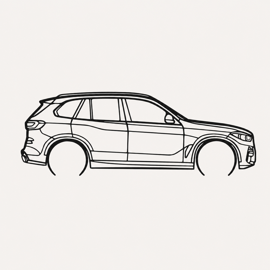 BMW X5 Wall Art