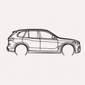 BMW X5 Wall Art