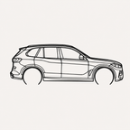 BMW X5 Wall Art