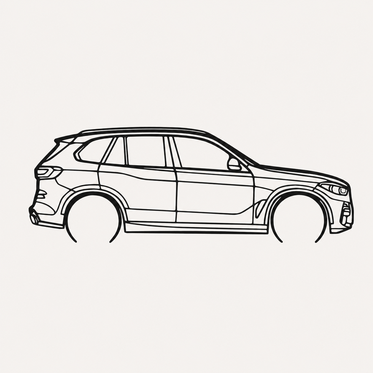 BMW X5 Wall Art