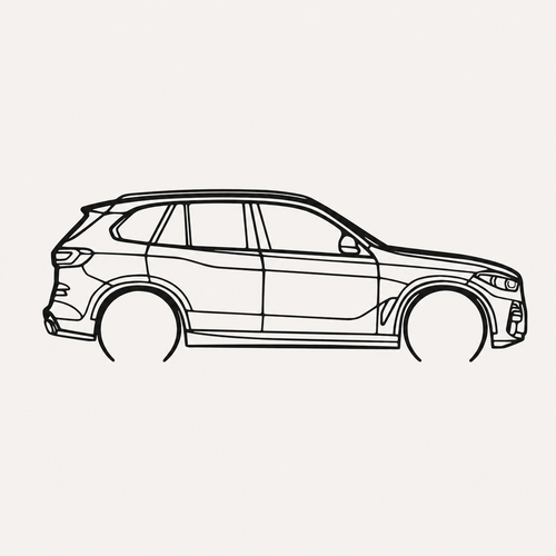 BMW X5 Wall Art