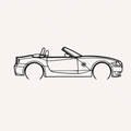 BMW Z4M Wall Art