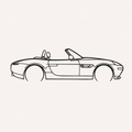 BMW Z8 Wall Art