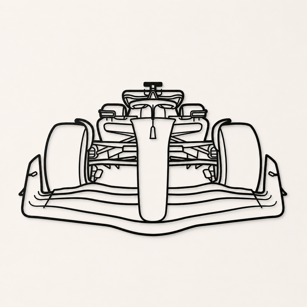 F1 Front view Wall Art
