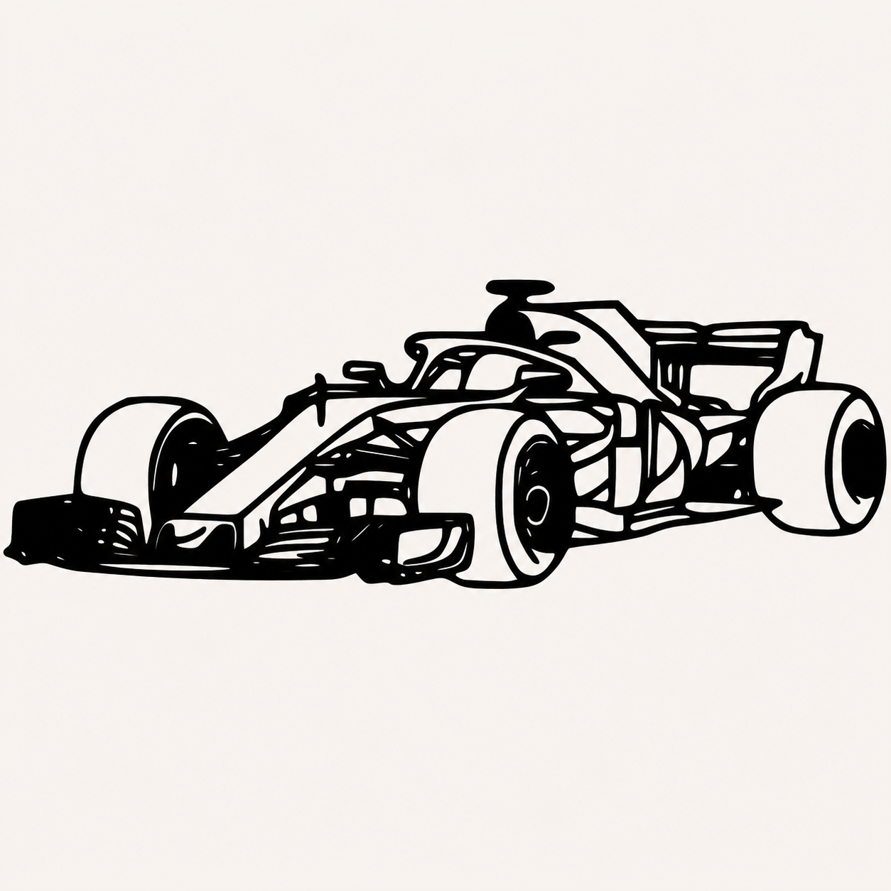 F1 Front Side view Art