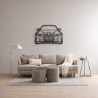 BMW M4 CSL Wall Art