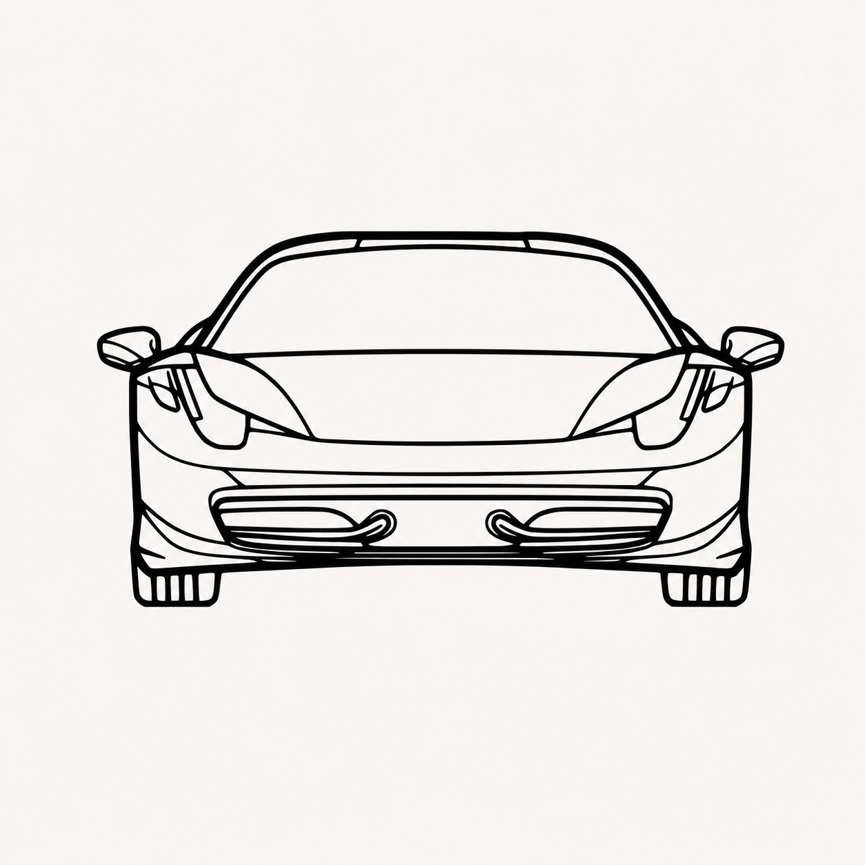 Ferrari 458 Speciale Front view Wall Art