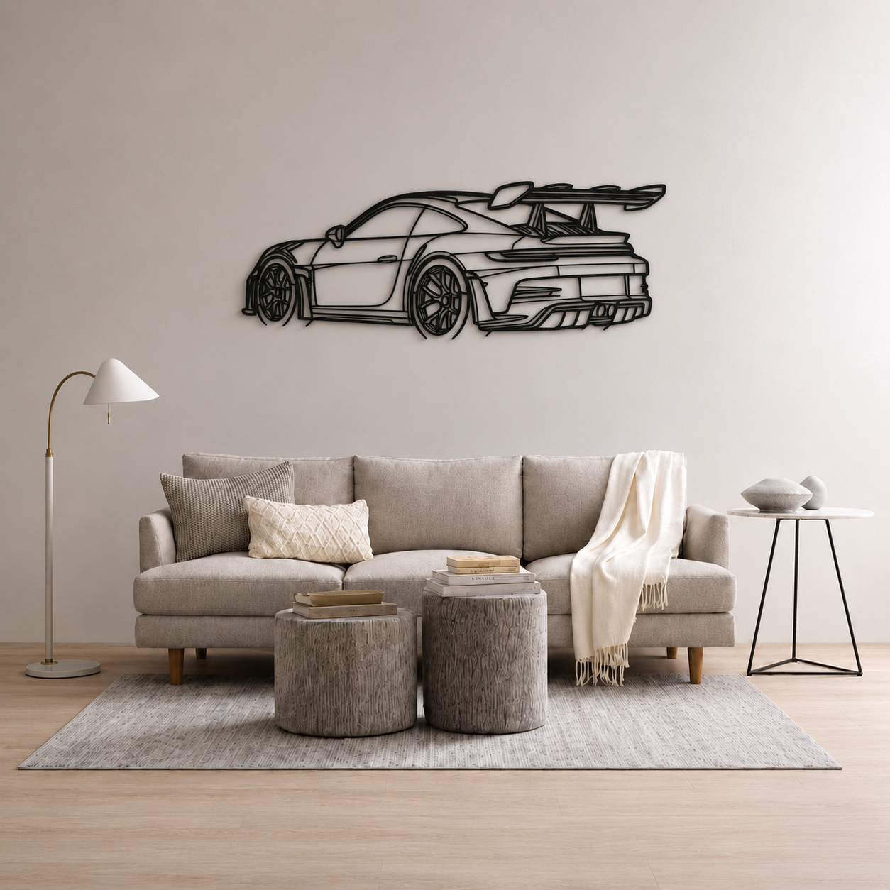 Porsche 911 GT3 RS Back view Wall Art