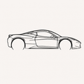 Ferrari 458 Italia Wall Art