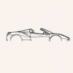 Ferrari 488 Spider Wall Art