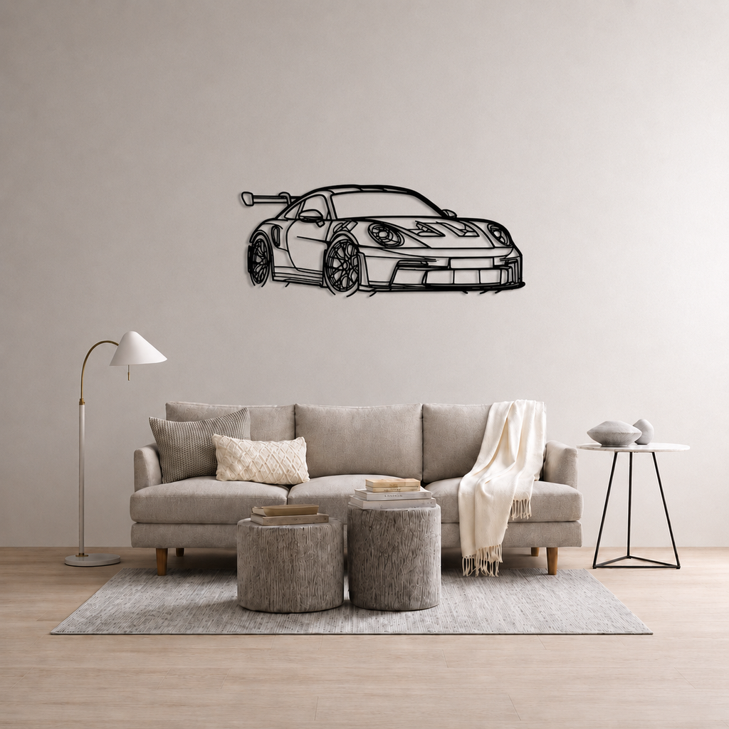 Porsche 911 GT3 RS Front view Wall Art