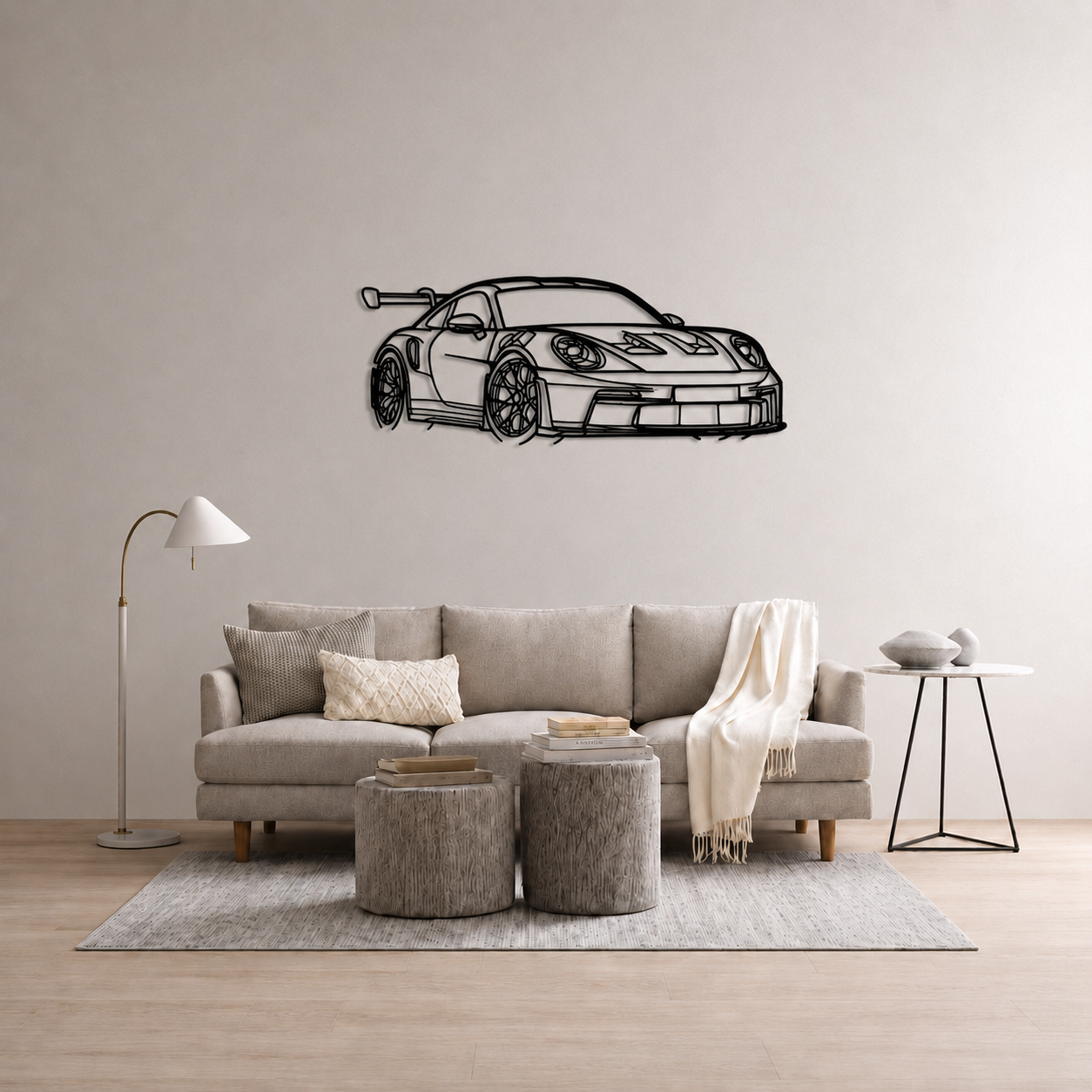 Porsche 911 GT3 RS Front view Wall Art