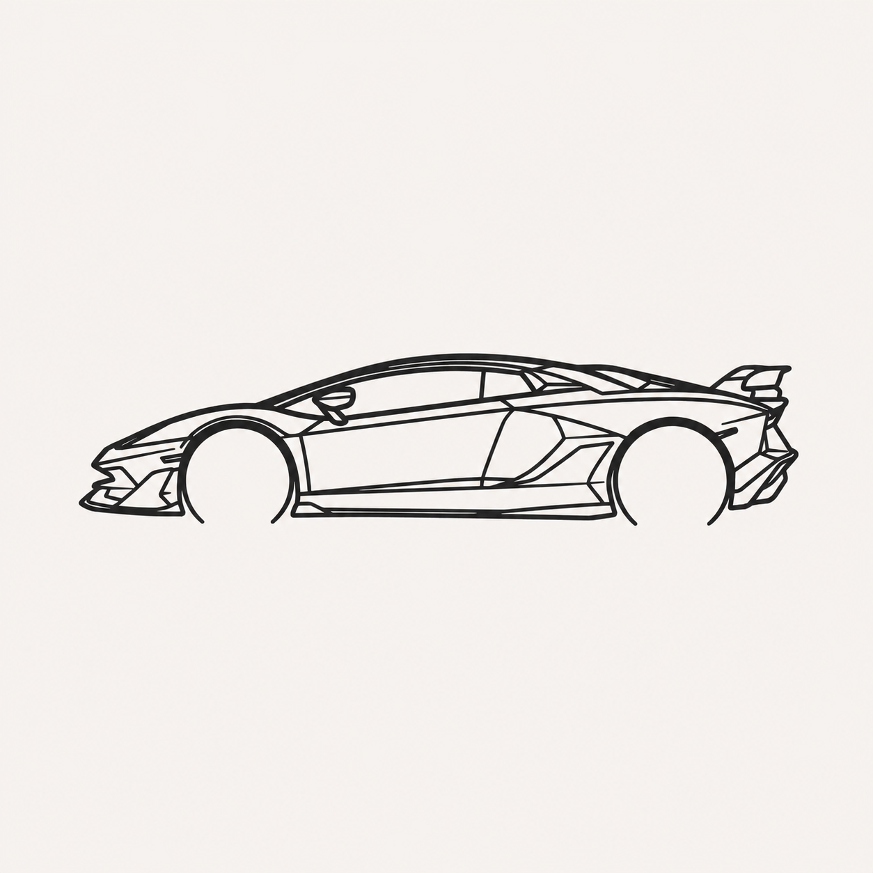 Lamborghini Aventador Wall Art