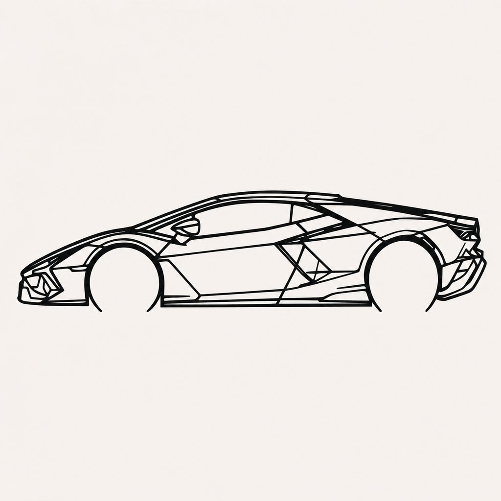 Lamborghini Revuelto Wall Art
