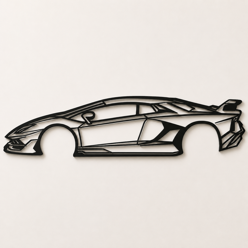 Lamborghini Aventador SVJ Wall Art