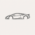 Lamborghini Huracan Wall Art