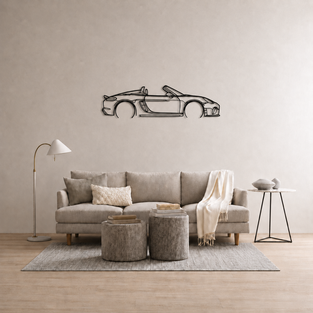 Porsche 718 Spider GTS Wall Art