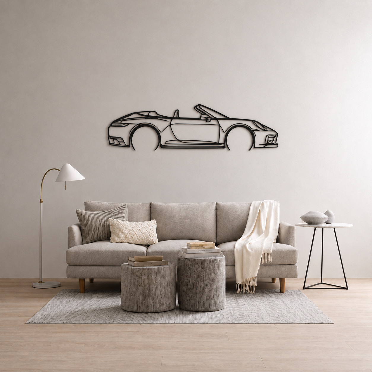 Porsche 911 992 Convertible Wall Art