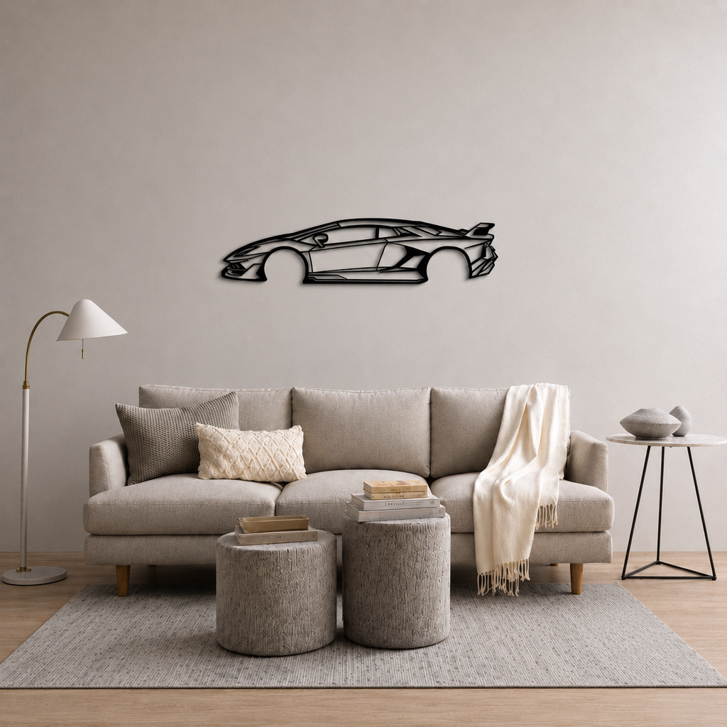 Lamborghini Aventador SVJ Wall Art