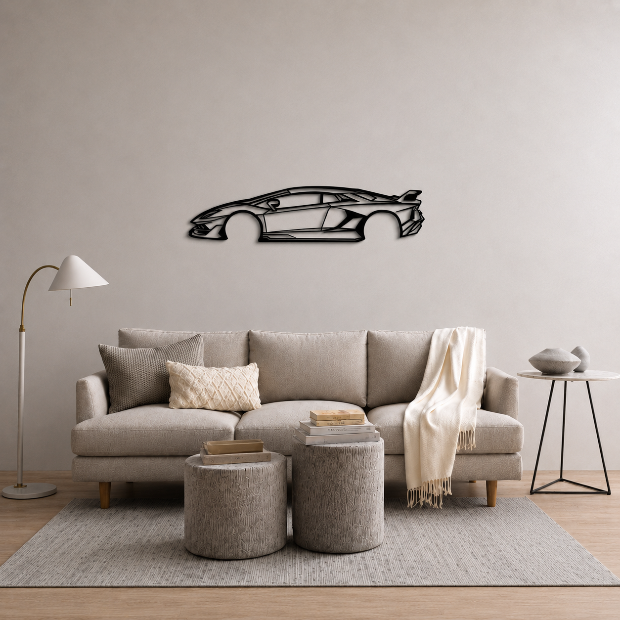 Lamborghini Aventador SVJ Wall Art